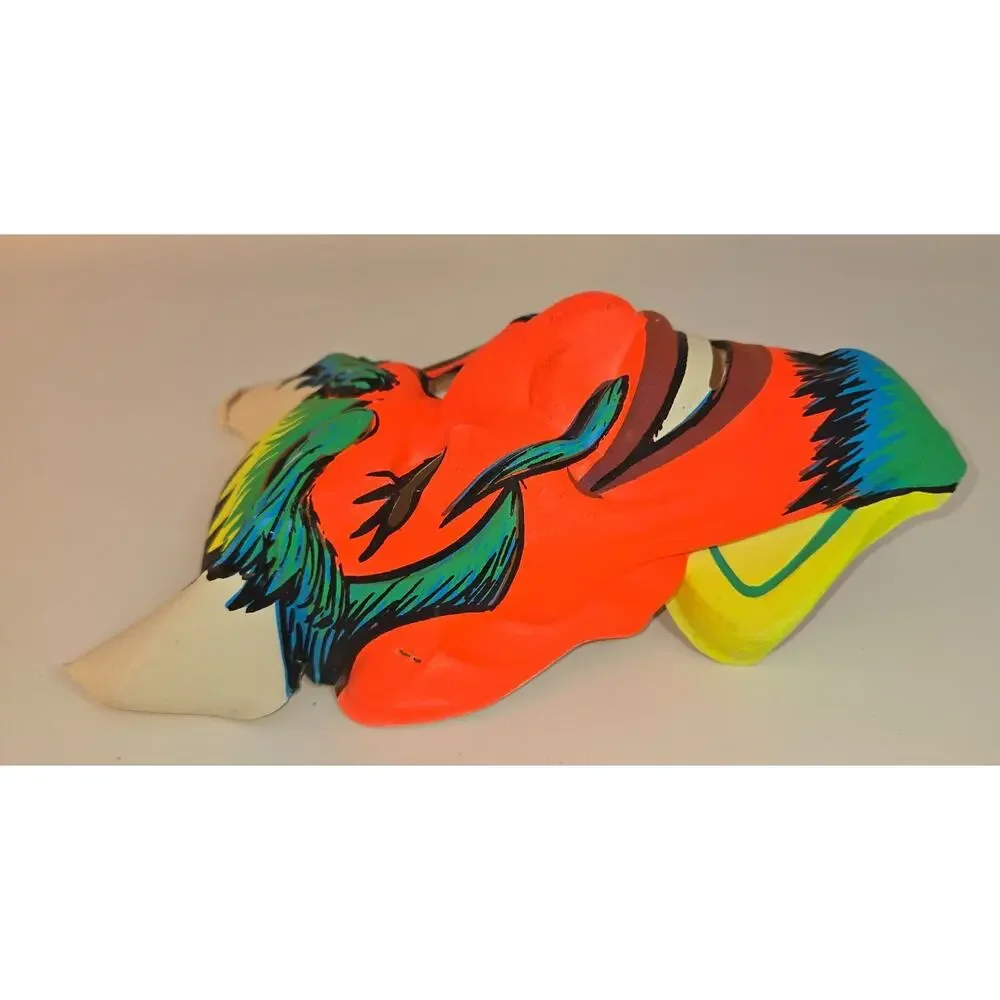 Devil Halloween Mask Black Light Reactive Zest Bar Giveaway 1960s Vacuform